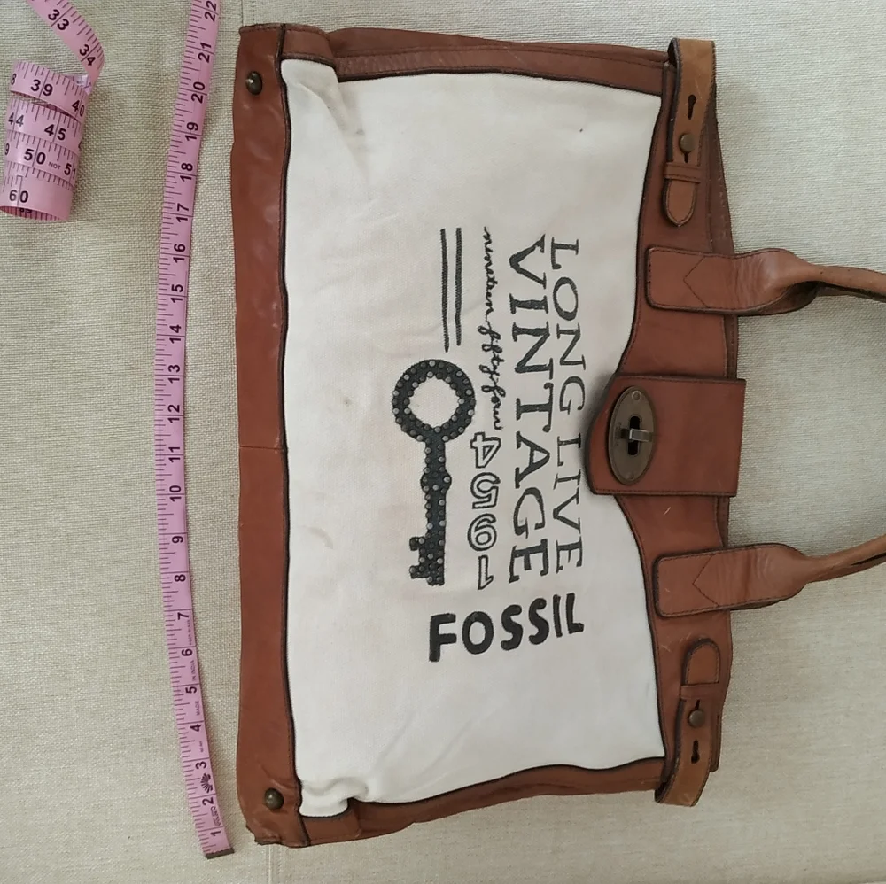 Fossil Tote Long live Vintage weekender Tote - Picture 7 of 17
